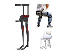 Pantalones silla invisible portátil ajustable 5 alturas engranajes Asiento liviano plegable portátil ajustable Soporta hasta 150 kg Exoesqueleto ergonómico Soporte for piernas Música Metro Autobús(ARe