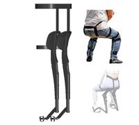 Pantalones silla invisible portátil ajustable 5 alturas engranajes Asiento liviano plegable portátil ajustable Soporta hasta 150 kg Exoesqueleto ergonómico Soporte for piernas Música Metro Autobús(ABl