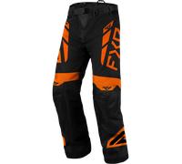 FXR Cold Cross RR 2025 Pantalones de motocross impermeables, negro-naranja, tamaño XS para Hombres