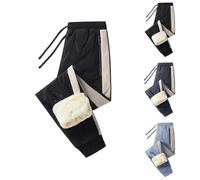 Pantalones softshell para mujer, de invierno, con cintura elástica | Pantalones de trekking para mujer, con cremallera, largos, térmicos, con bolsillos, pantalones de chándal de cintura alta