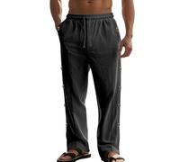 Pantalones Strech para Hombre Blanco Pana Harem a Negra Escoceses Jogging Poliester Correr Clásicos Beisbol Deslavado Cremalleras Desgarrados Camiseta Vigilante Delgados Recta Esmoquin