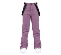 Pantalones térmicos de esquí con peto para mujer - Pantalones de nieve impermeables aislados con forro polar cortavientos, monos de snowboard de invierno para esquí, pantalones de exterior con