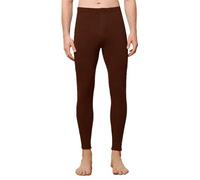 Pantalones térmicos de forro polar de doble cara para hombre, leggings térmicos finos para hombre, capa base elástica y suave, a la moda y versátil, capa base ligera, delgada, para clima frío