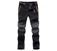 Pantalones térmicos impermeables para hombre, pantalones deportivos de entrenamiento con bolsillos con cremallera, pantalones de trabajo con forro polar, pantalones largos de descanso con bolsillos
