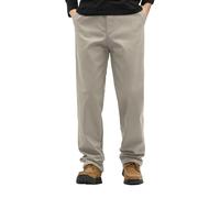 Pantalones térmicos para mujer y hombre, pantalones deportivos de forro polar de algodón, pantalones de trabajo para hombre, pantalones de trabajo ligeros y elásticos, de forro polar para hombre