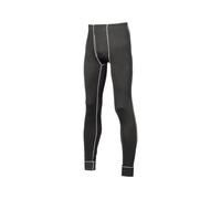 U-Power EDELWEISS, Ropa interior para hombres, Leggings de capa base de compresión graduada, Blizzard, Tela cómoda, Zona de comodidad para uso en el gimnasio- Black Carbon L