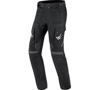 Pantalones textiles de moto impermeables para mujer Berik Cargo, negros, 50