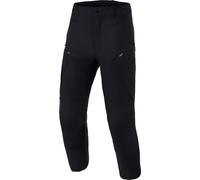 Pantalones textiles de motocicleta Alpinestars Explore AST, negros, cortos 4XL