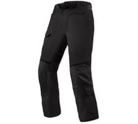 Revit Convergent H2O pantalones textiles impermeables para motocicletas, negro, Talla XL