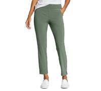 Pantalones tobilleros Departure de Eddie Bauer para mujer, color verde mineral, talla grande