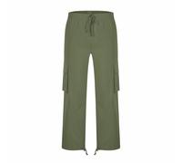 Pantalones Trabajo Hombre, Hombres Casual Color De La Cintura Sombrero Deportivo Tejido Bolsillo Pie Cuerda Pantalones SóLidos Calle Cargo Corbata Hombres Pantalones Cargo