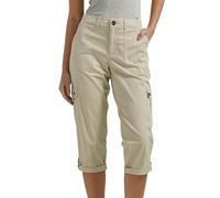 Pantalones Trekking Mujer, Pantalon Cintura Elastica Mujer, Pantalón Capris Informales de Verano para Cómodos con Cintura Alta y Bolsillos Joggers Pantalon