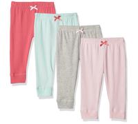 Pantalones unisex de algod?n para beb? Luvable Friends en color coral y aguamarina, de 9 a 12 meses
