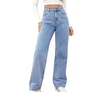 Pantalones Vaquero Mujer Jeans Moda Pantalón Largo Suelto Mezclillas Pantalones Casual Bolsillo Denim Pierna Recta Verano Primavera Deportes Cintura Alta Original Basic Jeans Pant 2025