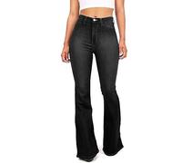Pantalones Vaquero Mujer Jeans Pantalones Campana Moda Pantalón Largo Casual Slim Fit Mezclillas Pantalones Elegante Denim Retro Verano Primavera Cintura Alta Deportes Pant Talla Grande 2025