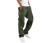 Pantalones vaqueros ajustados para hombre con pierna recta, corte regular, pierna recta, lavado a la piedra, talla grande, pantalones cargo para hombre, pantalones elásticos para correr, pantalones