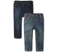 Pantalones vaqueros b sicos ajustados para beb s y ni os peque os Tide PoolDp Blue, paquete de 2, 4T, EE. UU., de The Children's Place