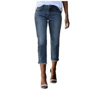 Pantalones Vaqueros Capri Mujer Pantalones Elegantes Comodos Bajitas Tirantes Corte Botines Acampanado Abertura Media Grises Pintados Yogui Oferta Ajustables Tacones Economicos Rojas Buen