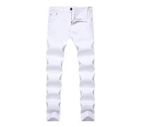 Pantalones Vaqueros De Colores para Hombre Cortos Pantalón Corto Tacticos Denim Sport Comodos Sudadera Caballeros Goticos Forrados Pliegues Especiales Tienda Destroyer Estrecho Rizado Moto Huevera
