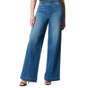 Pantalones Vaqueros de los años 90 para Mujer, de Cintura Alta, elásticos, Pierna Ancha, con Costura Frontal, Modernos, Azules, Talla 5XL
