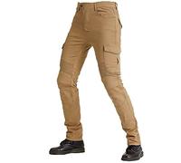 Pantalones vaqueros de motocicleta para hombre, hechos con tela Kevlar, pantalones protectores de motocicleta, pantalones de mezclilla transpirables, forrados, reforzados, acolchados extraíbles