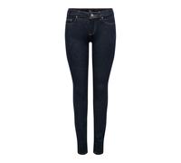 ONLY ONLBLUSH Mid SK STAYBLUE DNM REA023 Noos Jeans, Dark Blue Denim, XS/34 De Las Mujeres