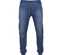 Urban Classics Knitted Denim Jogpants Pantalón de Deporte, Azul Blue Washed 799, XL para Hombre