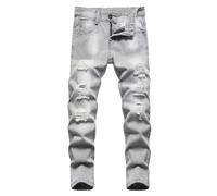 Pantalones Vaqueros de Verano para niño, Jeans elásticos Informales, Bolsillo práctico, Estilo Urbano Callejero, Ropa de Trabajo Talla 1-16