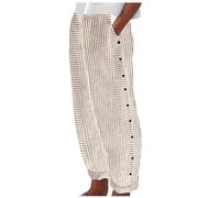 Pantalones Vaqueros Mujer De Moda Impermeables Ancha Corto Algodon Escalada Slouchy Beis Cuadriculados Ejecutivo Tobillo Flores Coreano 48 Fresquitos Granates Gluteo Fina Buen Canale