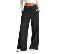 Pantalones Vaqueros Mujer Tiro Alto Pantalones Vaqueros Tallas Grandes Push Up Pantalon Denim Anchos Larga Baggy Vaqueros Elasticos Elasticizzati a Palazzo Moda Moda