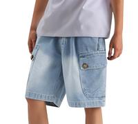 Pantalones Vaqueros Niño - Boys Denim Shorts Elastic Waist Casual Comfortable Kids Pants For Daily Wear School Play Spring Summer Fall Outfit