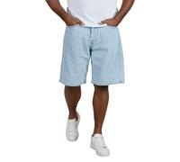 Pantalones Vaqueros Pantalones Cortos Elásticos de Verano Shorts Anchos de Pierna Recta Jeans Cortos Baggy para Hombres Shorts de Jeans Bermudas Pantalón de Mezclilla