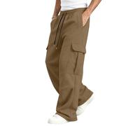 Pantalones Vaqueros para Hombres con Bolsillos Laterales Jeans Stretch Corte Recto Pantalón Trabajo Cargo Casual Hombre de Bolsillos Múltiple Color Sólido