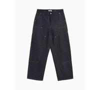 Pantalones vaqueros Relaxed Carhartt WIP Brandon Double Knee para mujer Azul M