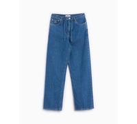 Pantalones vaqueros Relaxed Lacoste Wide Fit Denim Pants para mujer Azul 38