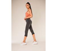 Pantalones Vaqueros Shorts Capri Bermudas Elásticos Mujer Skinny Cortos 3/4 Deni