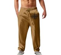 Pantalones Vaqueros Verdes Hombre Deporte Cuero Harem con Pinza Tenis Pelo Tecnico Originales Estilo Leggins Diseño Tailandeses Laboral Ocre 5XL Cómodos Escoces por Drill