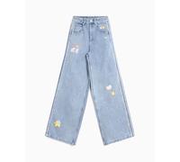 Pantalones vaqueros Wide Leg adidas Originals x Care Bears para mujer Azul 28/32