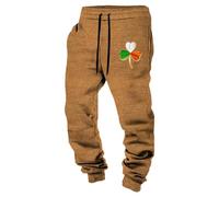 Pantalones Verano Hombre Chinos, Pantalones Hombre Casual Deporte, Casuales Estampado del DíA San Patricio GráFicos Divertidos Novedosos Celebraciones Fiestas NavideñAs Pantalon Pantalón Deportivo