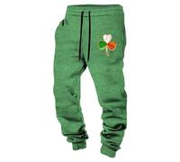 Pantalones Verano Hombre Chinos, Pantalones Hombre Casual Deporte, Casuales Estampado del DíA San Patricio GráFicos Divertidos Novedosos Celebraciones Fiestas NavideñAs Pantalon Pantalón Deportivo