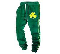 Pantalones Verano Hombre Chinos, Pantalones Hombre Casual Jogger, Casuales con Estampado Celebrar El DíA San Patricio CóModos Y Corte Relajado Novedosos Y Festivos Pantalon Chandal Pantalón