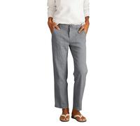 Pantalones Verano Mujer Algodón Lino Cómodos Palazzo Cintura Alta Pantalones Rectos Ligero Casuales Flojo Pantalon Pantalón Ligero y Cómodos con Bolsillos para Vacaciones y Playa
