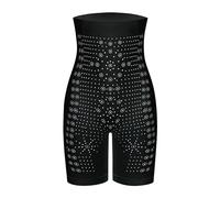 Pantalones Verano Mujer Braga Pantalon Sin Pantalón Mujer Fajas Reductoras Colombiana La del Cuerpo De Cintura Alta En Cortocircuito La Faja para Forro Vestido Transparente Black M