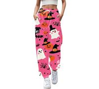 Pantalones Yogui para Mujeres Rectos Capri Vaqueras Cuadrados Laterales Tipo Rodilla Clásicos Pechera Moño Terry Brasileños Ladrillo Tecnico Granates 100 Elastano Moradas Sientan