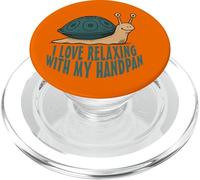 Pantam - Caracol con handpan y un Mensaje 2 - Fan Fun PopSockets PopGrip para MagSafe