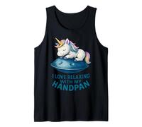 Pantam - Unicornio con Mano y un Mensaje 2 - Fan Fun Camiseta sin Mangas