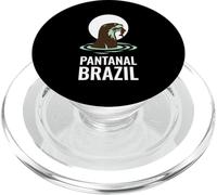 Pantanal Brasil Nutria Gigante Atardecer Río PopSockets PopGrip para MagSafe