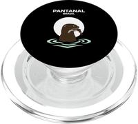Pantanal Brasil Nutria Gigante Atardecer Río PopSockets PopGrip para MagSafe