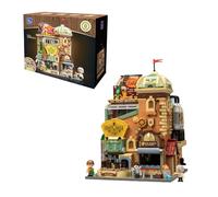 PANTASY Craft Beer Brewery Building Set para adultos, modelo de fábrica de microcervecería con arquitectura modular, mecanismos dinámicos, diseño listo para presentación