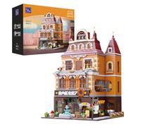 PANTASY European Style Bakery Building Toy Create Your Own Charming Miniature Bakery Building Set